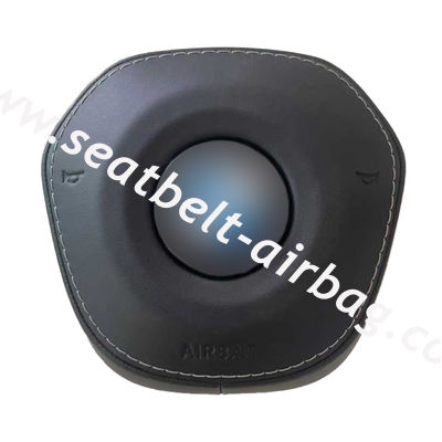 Tampa do airbag do motorista do sistema de segurança do veículo preto para BMW G70 Car