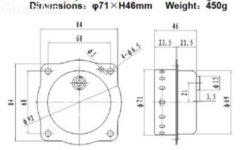 High-Precision Metal Shell Airbag Gas Generator with ∅71*H46 Dimensions and 300000 Supply Ability for Passenger Vehicles