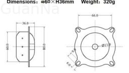 For Driver Airbag Passenger Airbag Dimensions ∅60*H36  Original Airbag Gas Inflator