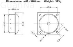 Original Airbag Gas Inflator ∅69mm*H40mm Dimensions For Driver Passenger Airbag
